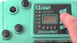 How to Connect DeviceNet to RFID Controller