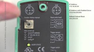 Set IP Address with Rotary Switch on RFID Controller